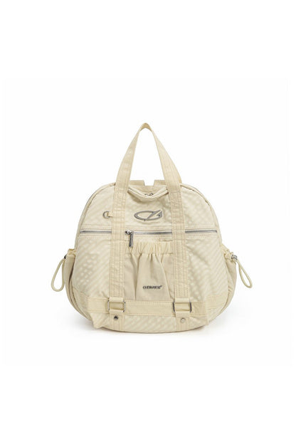 Ruched Nylon Backpack