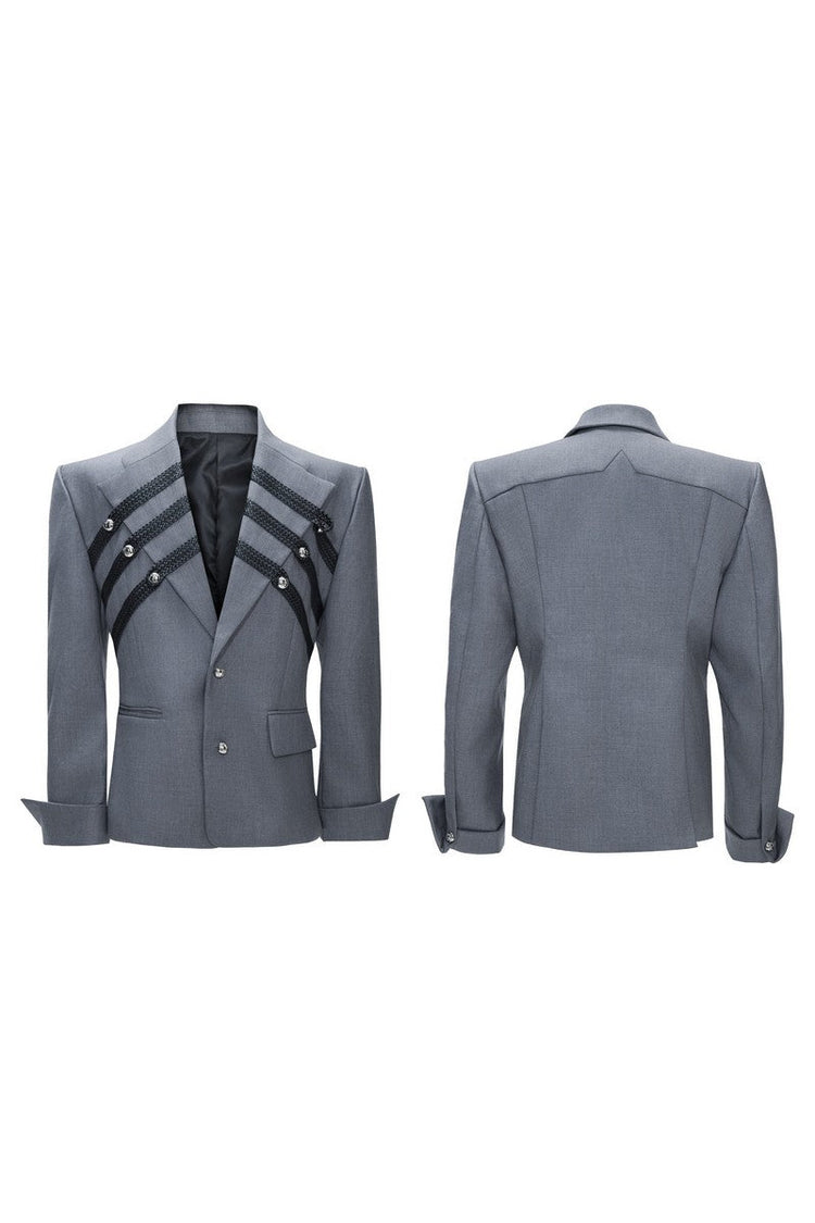 Braided Double Breasted Blazer — Argue Culture — view 5