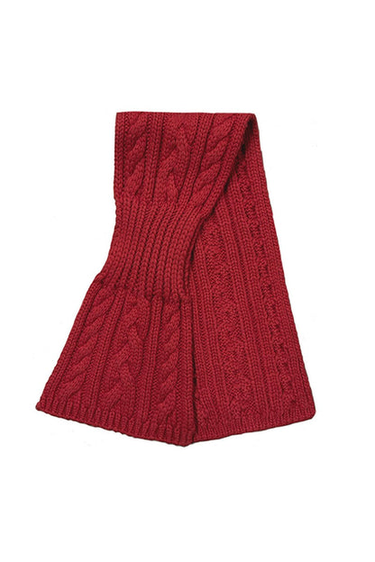 Merino Cable Knit Scarf