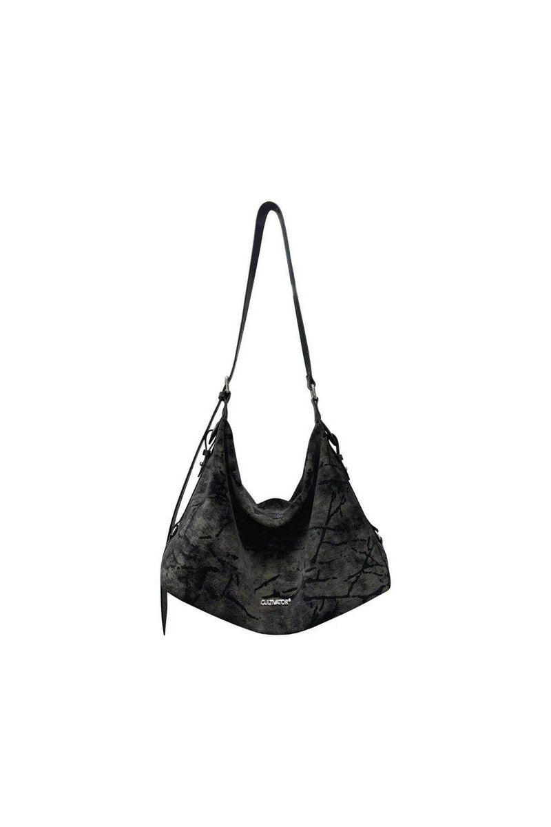 Distressed Camo Commuter Tote