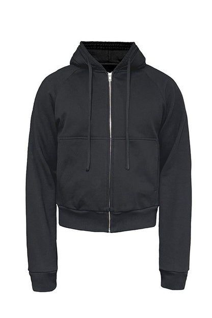 Drawstring Raglan Fit Hoodie