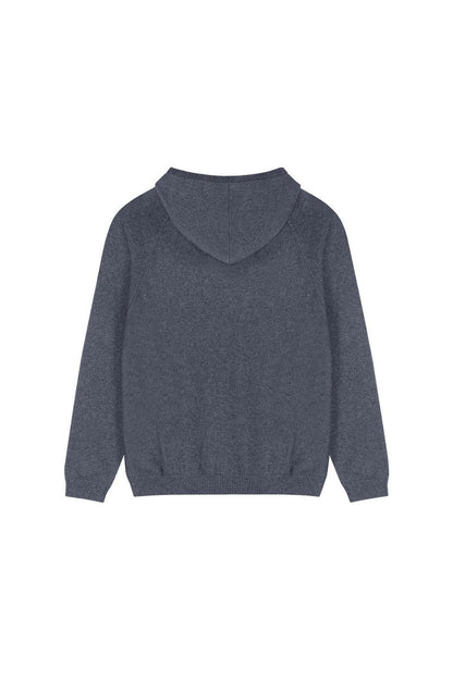Fitted Cashmere Blend Hoodie