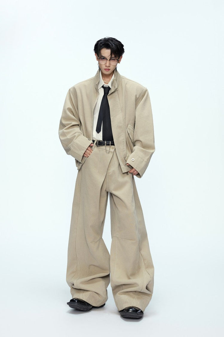 Washed Harrington Jacket — Argue Culture — view 4