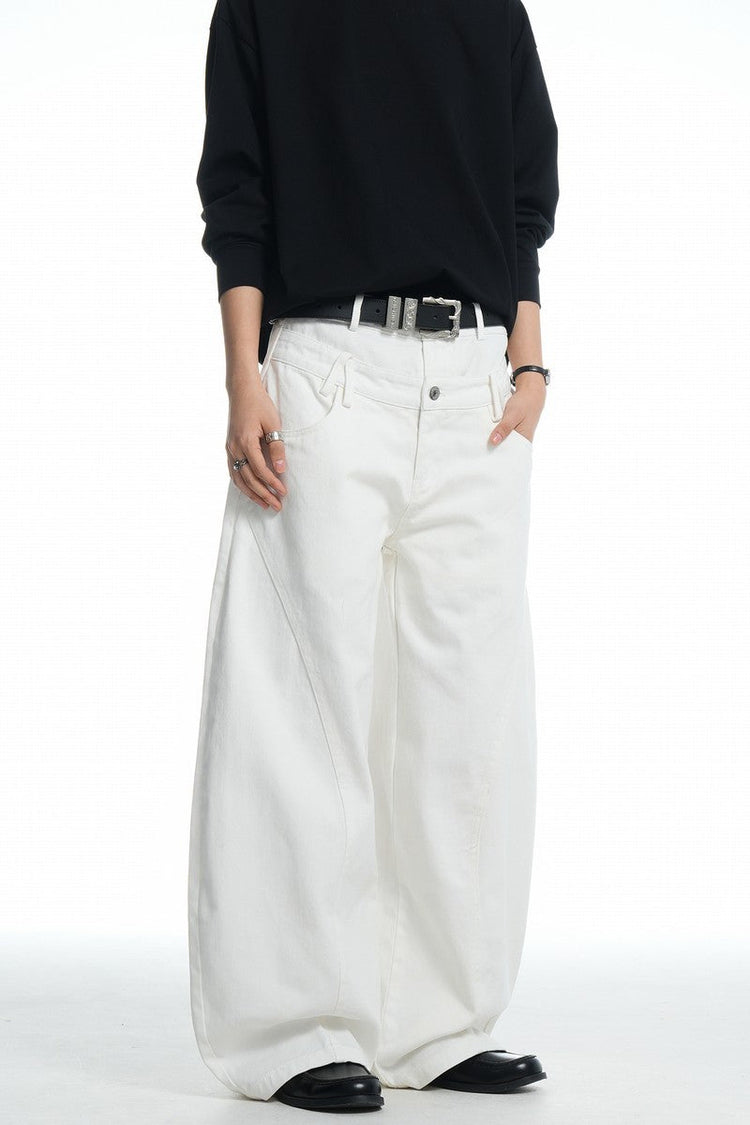 Double Waist Blade Jeans — Trenqor Basics — view 2