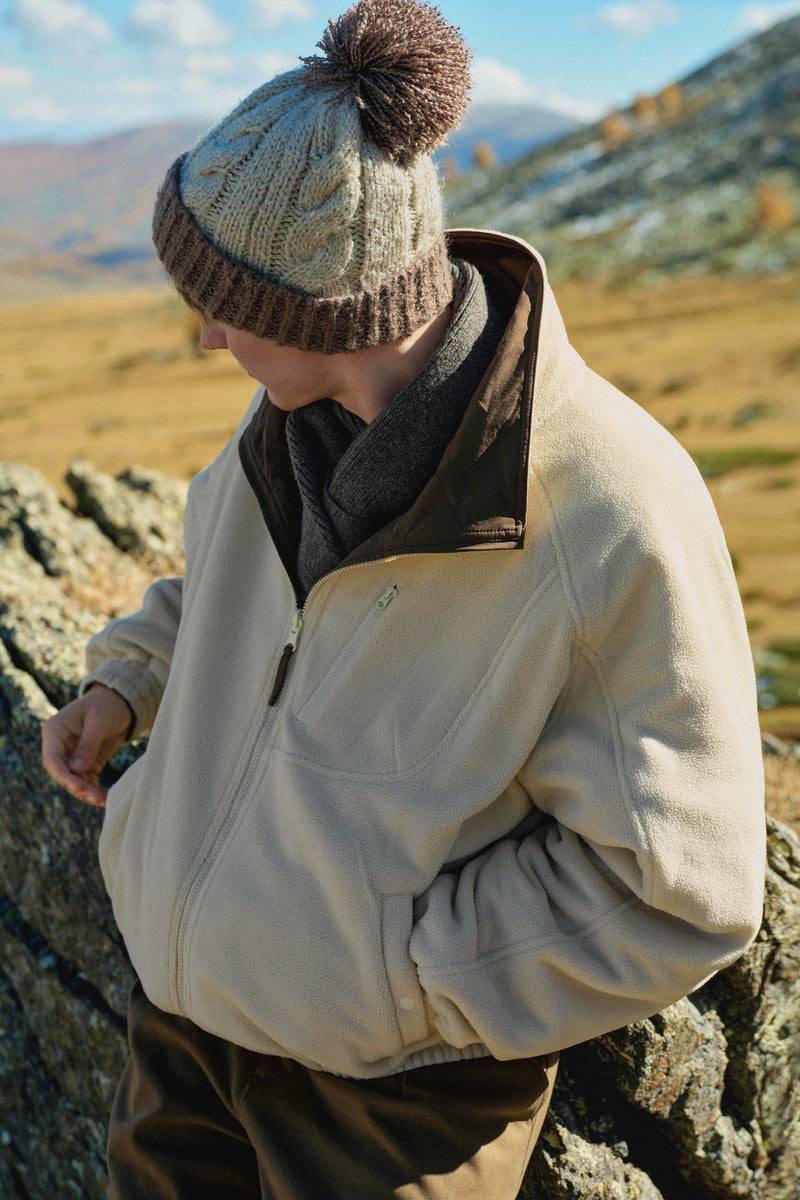 Reversible Fleece Utility Jacket