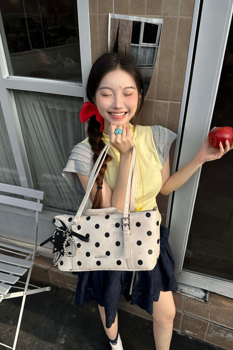 Polka Dot Underarm Bag