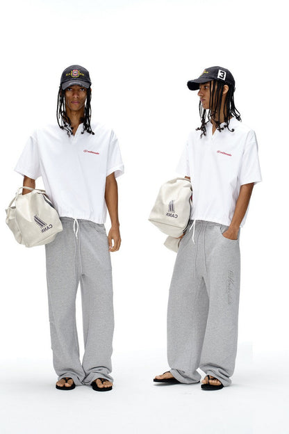 Cooling Drawstring V Neck Tee