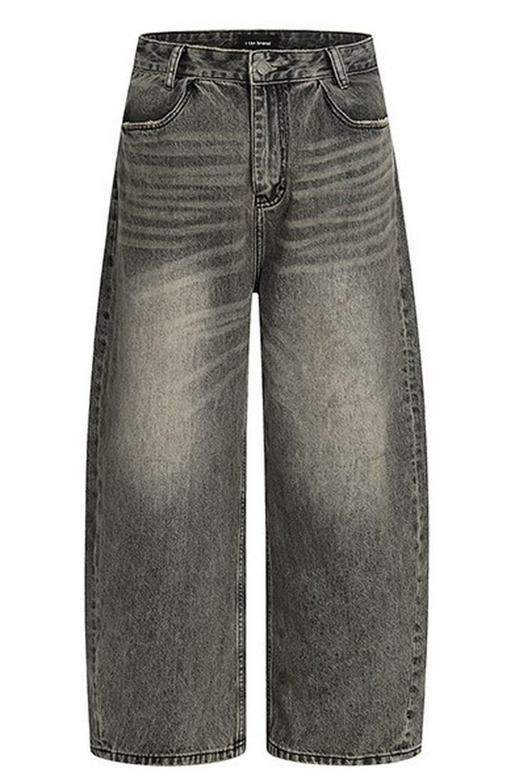 Whiskered Black Gold Jeans — Trenqor Basics — view 6