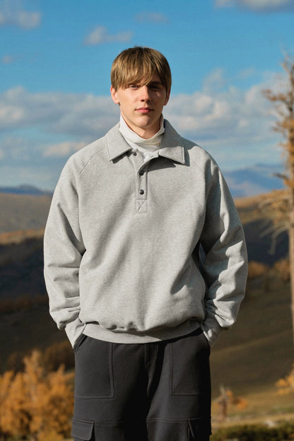 450G Fleece-Lined Polo Shirt