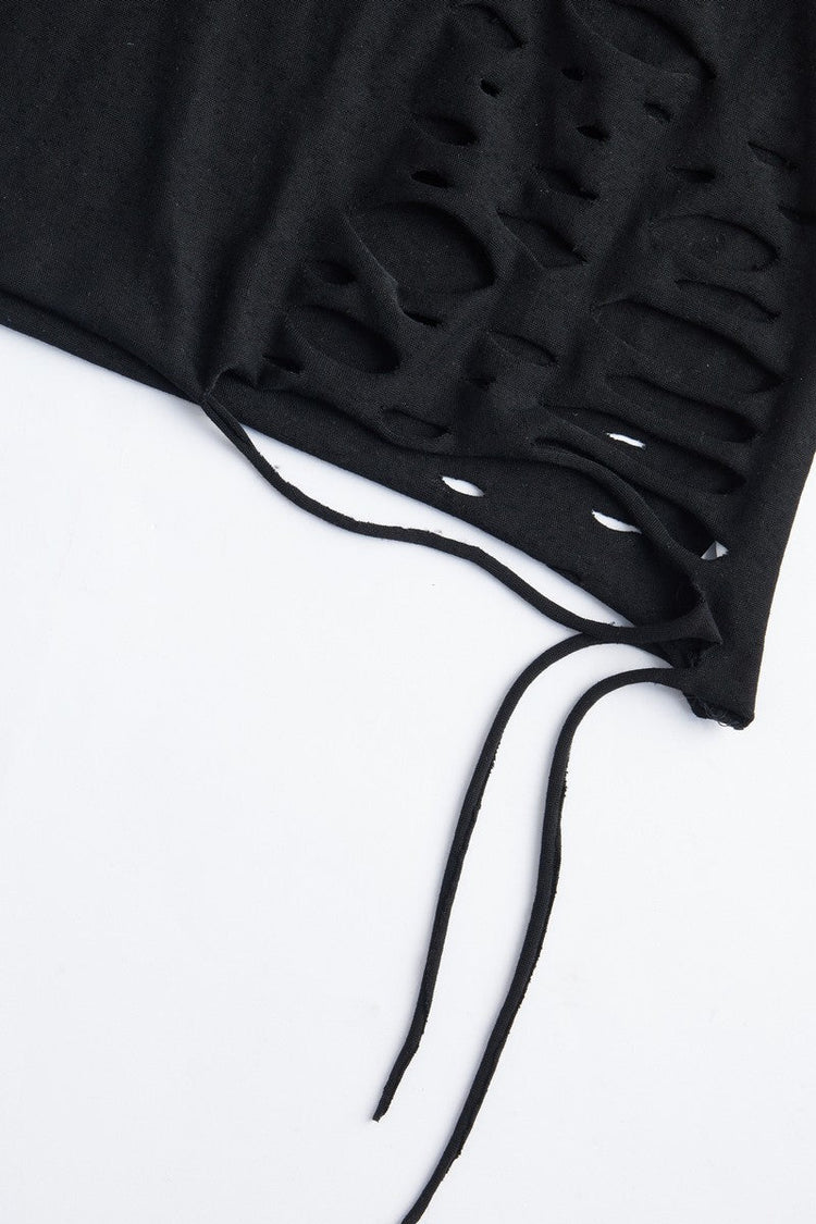 Gradient Snakeskin Fringe Tee — Argue Culture — view 2