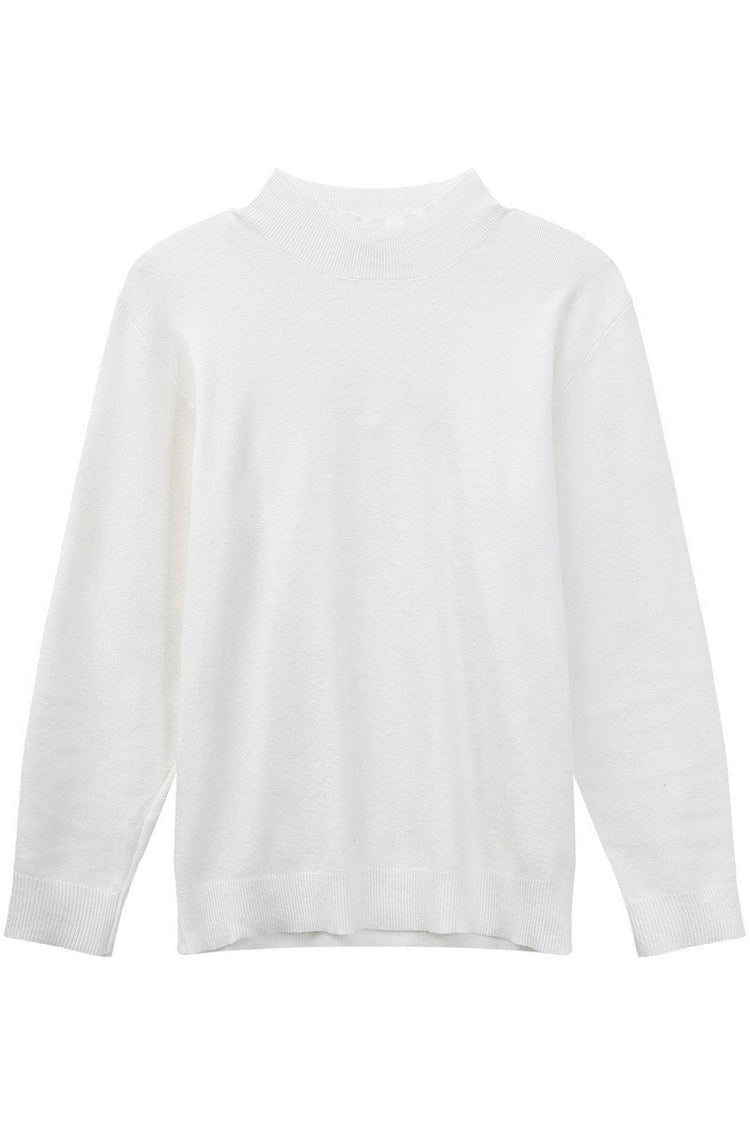 Modal Blend Fitted Turtleneck Sweater — Turntide — view 6