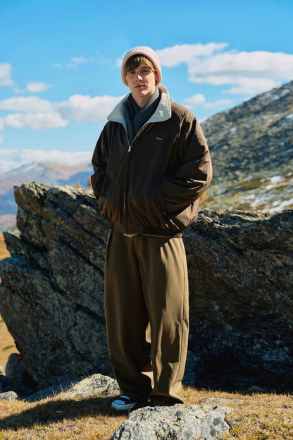 Reversible Fleece Utility Jacket