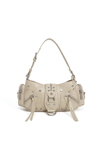 Waxed Leather Biker Bag