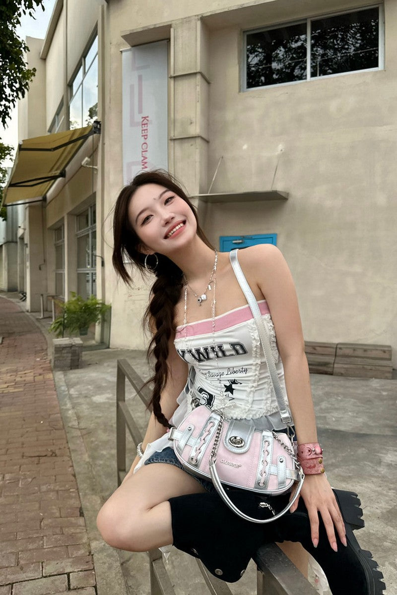 Y2K Chain Underarm Bag