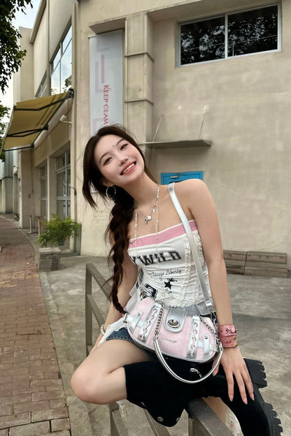 Y2K Chain Underarm Bag