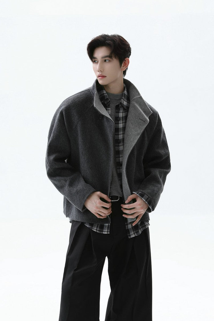 Double Sided Wool Coat Jacket