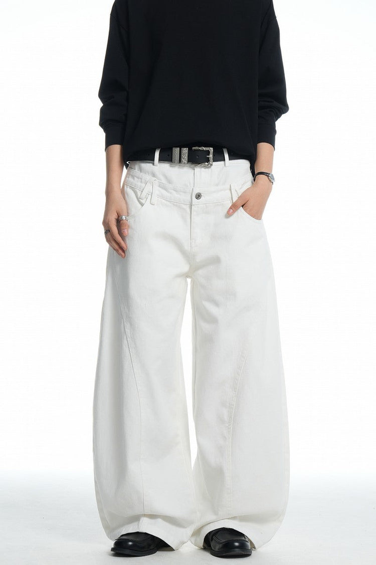 Double Waist Blade Jeans — Trenqor Basics — view 3