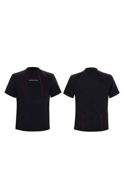 Contrast Stitch Slim T-Shirt