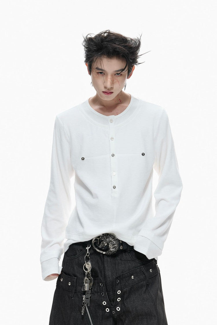 Layered Button Long Sleeve — Argue Culture