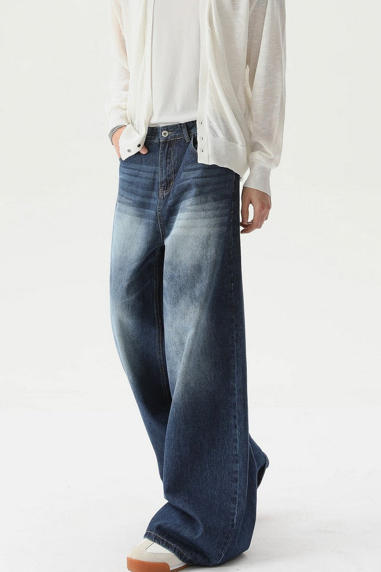 Washed Vintage Straight Leg Jeans — Turntide — view 5