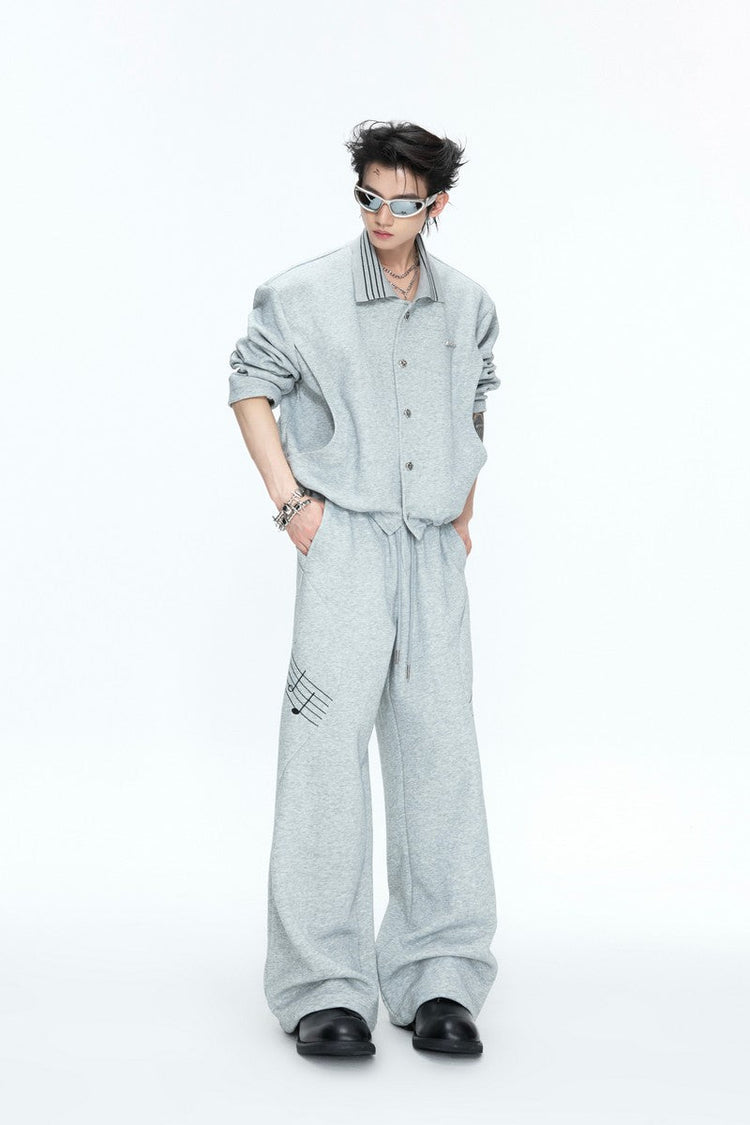 Embroidered Musical Trousers — Argue Culture — view 3