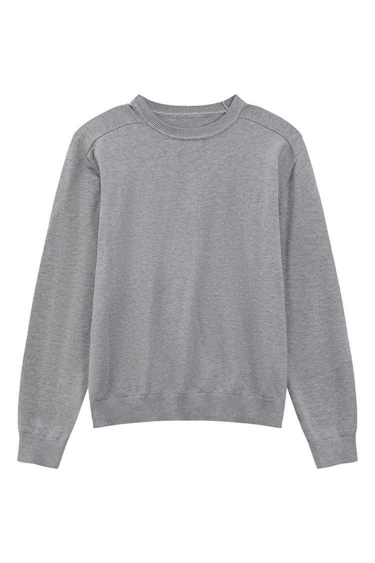 Crewneck Oversized Knit Sweater — Turntide — view 7