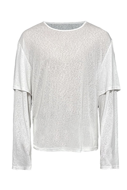 Layered Slub Long Sleeve