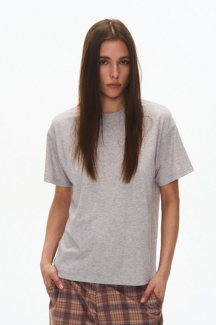 Dropped Shoulder Stretch Tee — Blind/No Plan — view 5