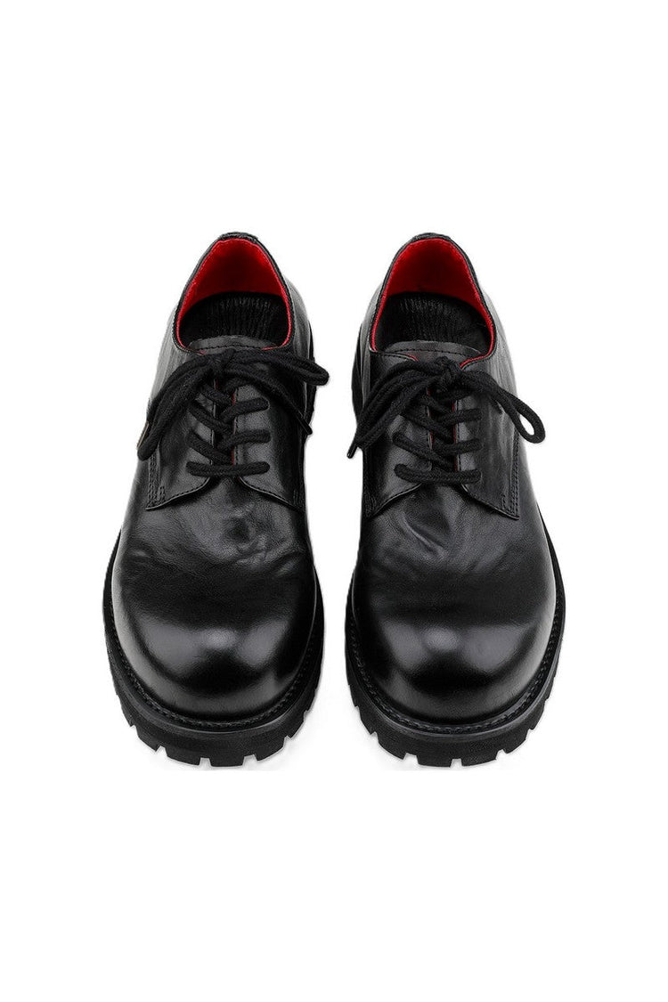 Refine Snakeskin Derby Shoes — Hanqiaoriji — view 3