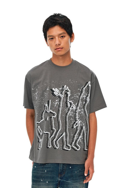 Ink Splash Graphic Street Tee