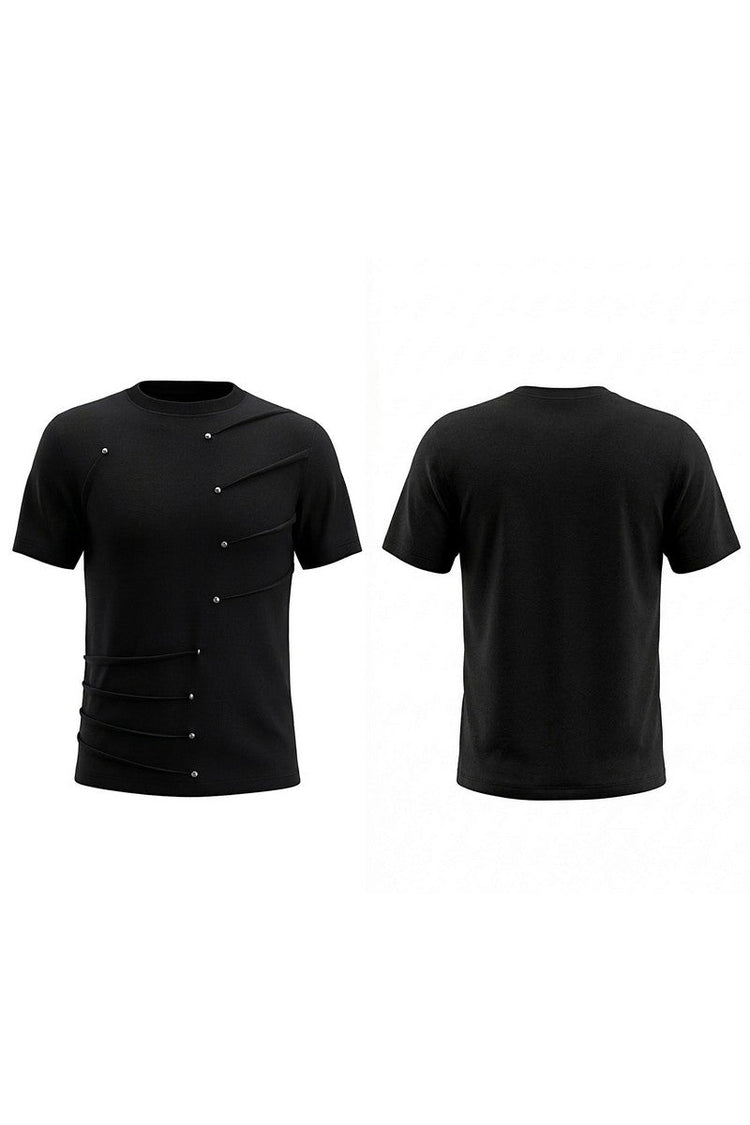 Studded Crewneck T-Shirt — Argue Culture — view 5
