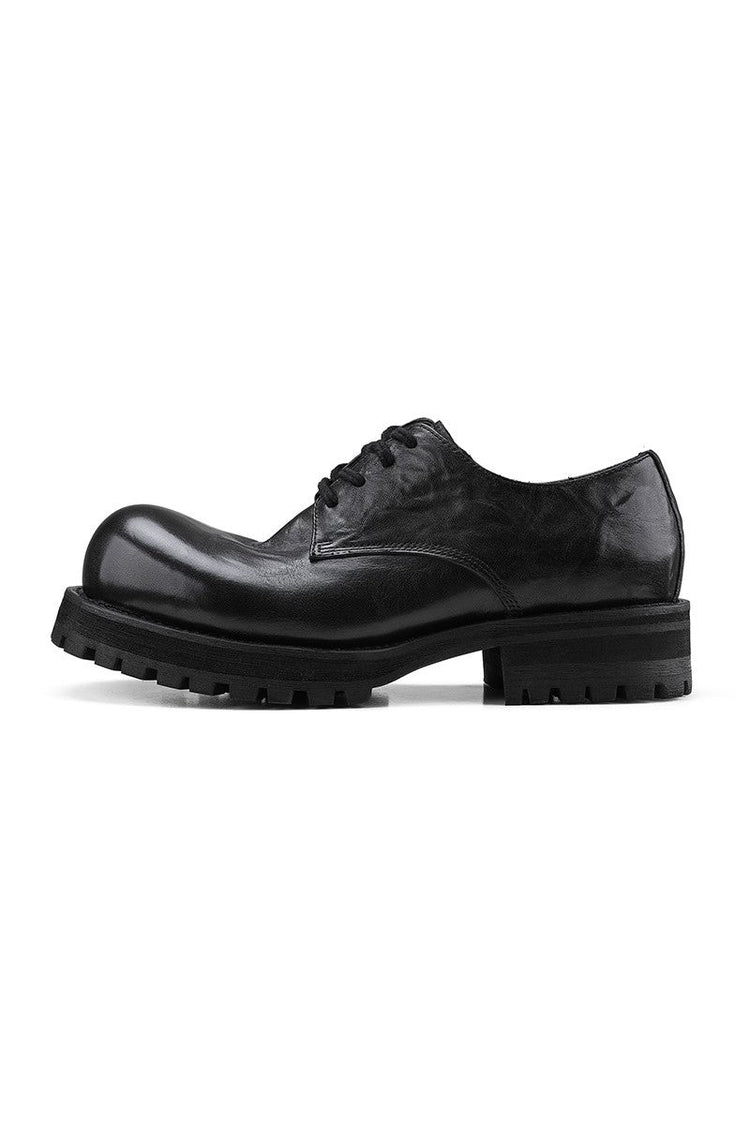 Refine Washed Derby Shoes — Hanqiaoriji