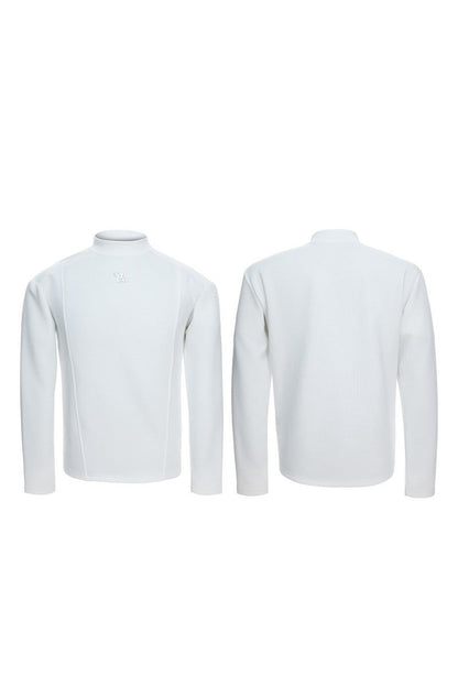 Soft Stretch Mock Neck Top