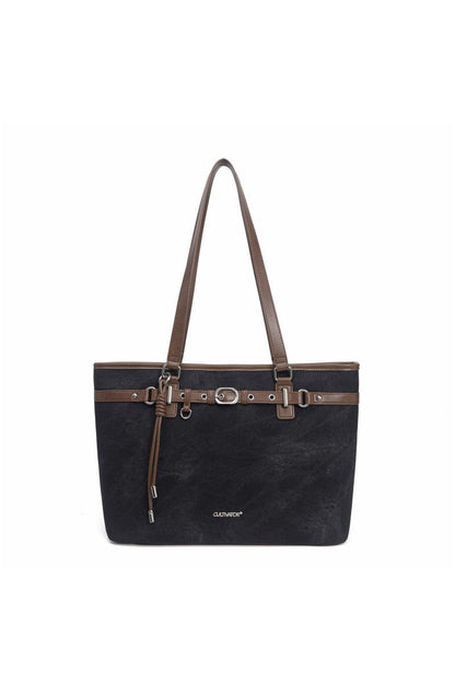 Large Basket Tote Bag