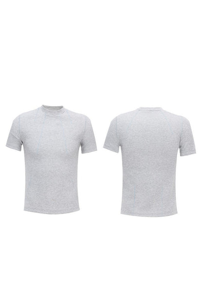 Contrast Stitch Slim T-Shirt