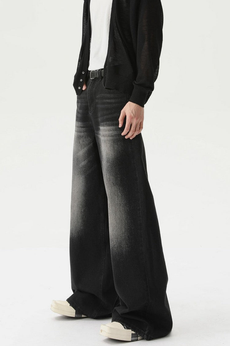 Washed Vintage Straight Leg Jeans — Turntide — view 7