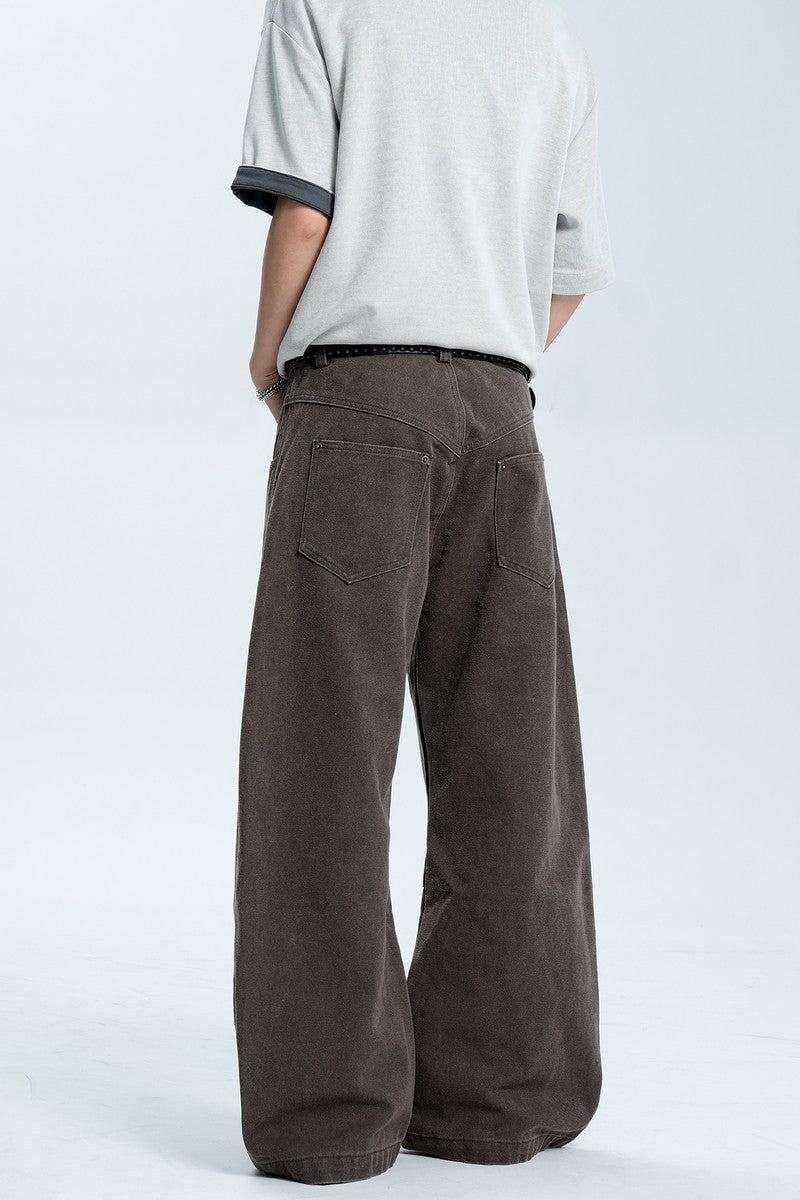 Washed Street Loose Fit Jeans — Trenqor Basics — view 3