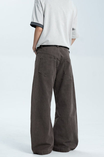 Washed Street Loose Fit Jeans — Trenqor Basics — view 3