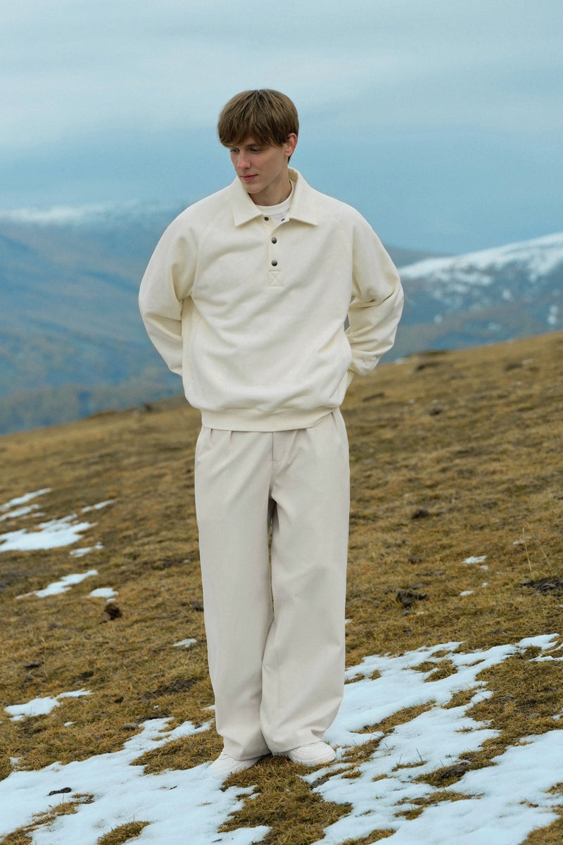 450G Fleece-Lined Polo Shirt