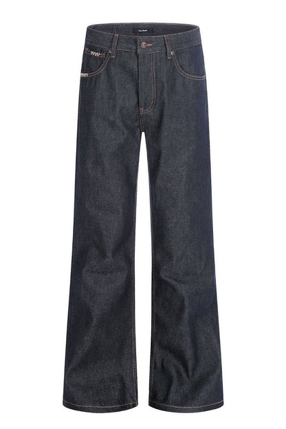 Raw Denim Flare Jeans