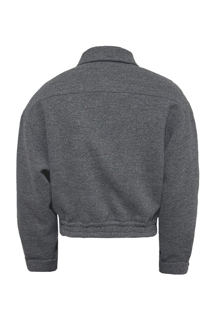 Wool Pocket Bomber Jacket