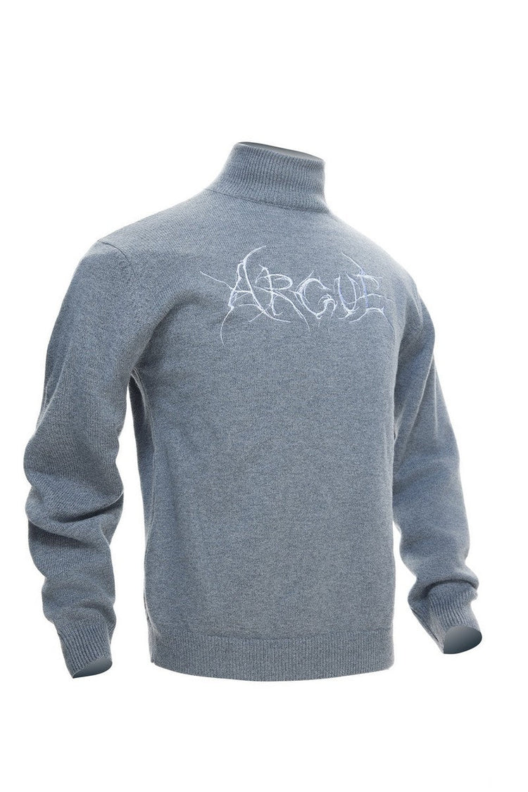 Modal Wool Mock Neck Sweater