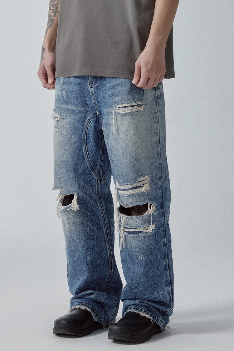 Vintage Ripped Jeans — F2CE