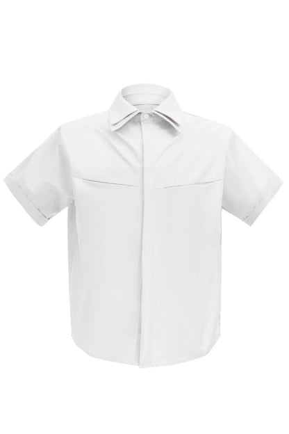 Layered Collar Deconstructed Shirt