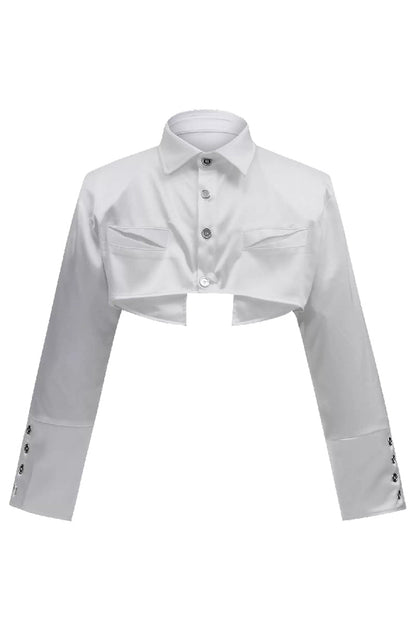 Deconstructed Tie Strap Shirt