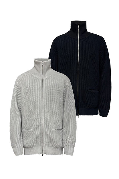 Heavyweight Zip Turtleneck Sweater