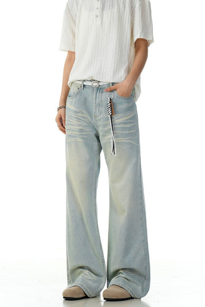 Blue Whisker Jeans