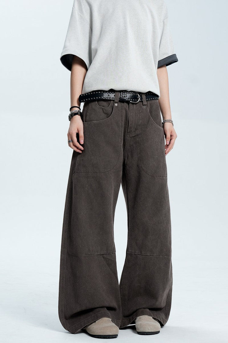 Washed Street Loose Fit Jeans — Trenqor Basics — view 4