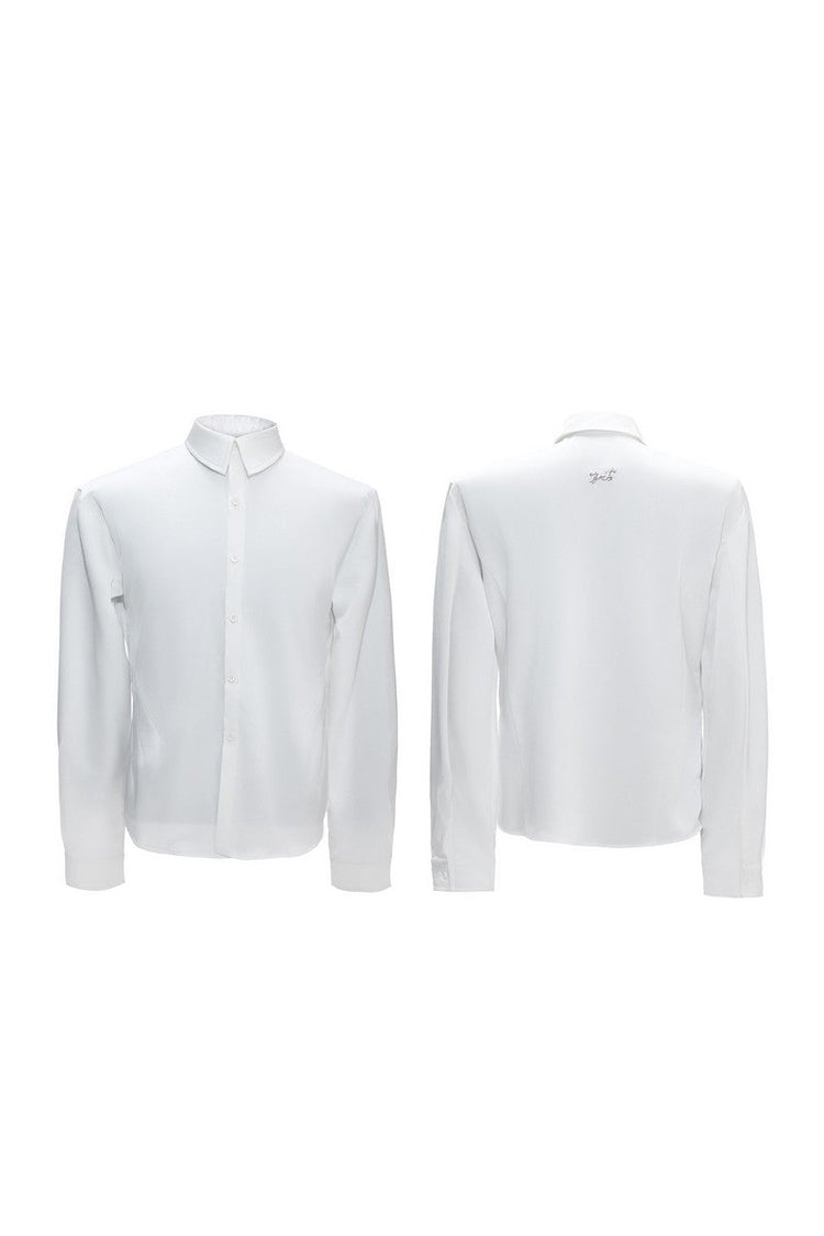 Satin Draped Shirt — Argue Culture — view 2
