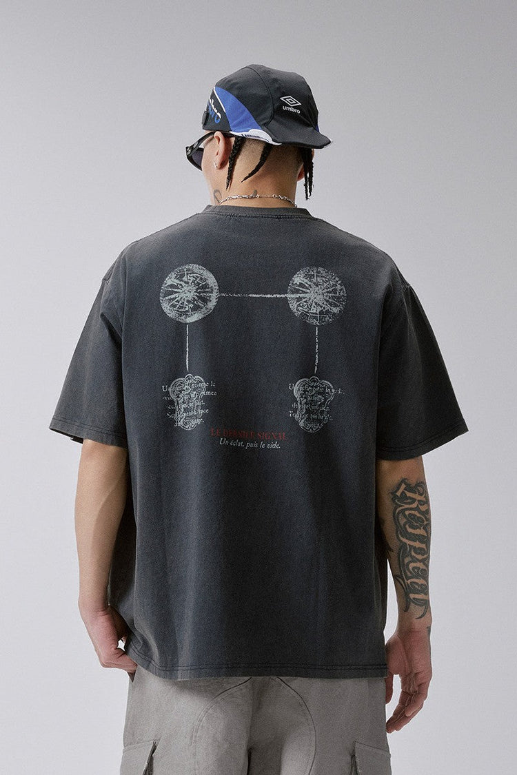 Vintage Washed Graphic T Shirt — F2CE — view 4